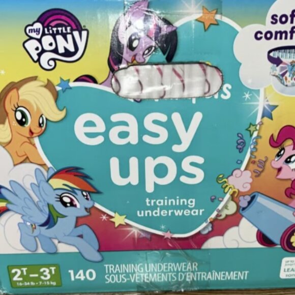 140 Pack Easy Ups Potty Training Underwear 2T-3T Pampers Boys Girls Multicolor - Picture 2 of 3